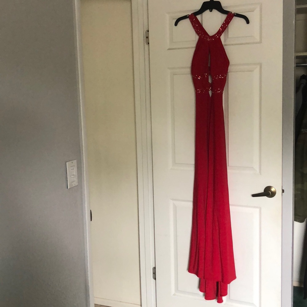 Red prom dress